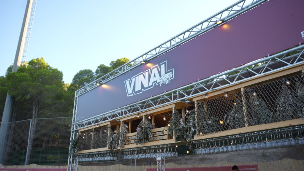 Infraestructura y backstage de VINAL FEST